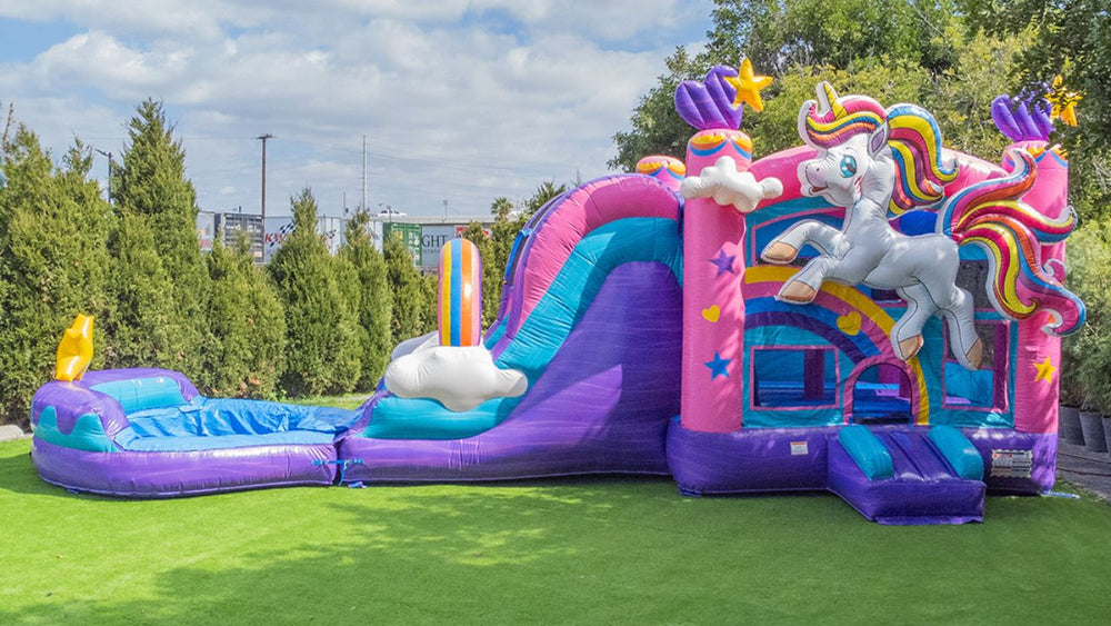 Tropical Ocean Inflated Pool Combo