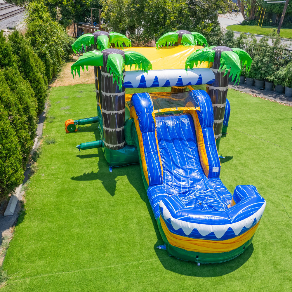 commercial-grade water slide
