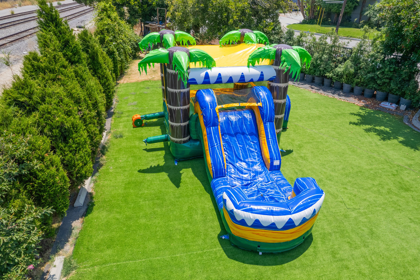 commercial-grade water slide