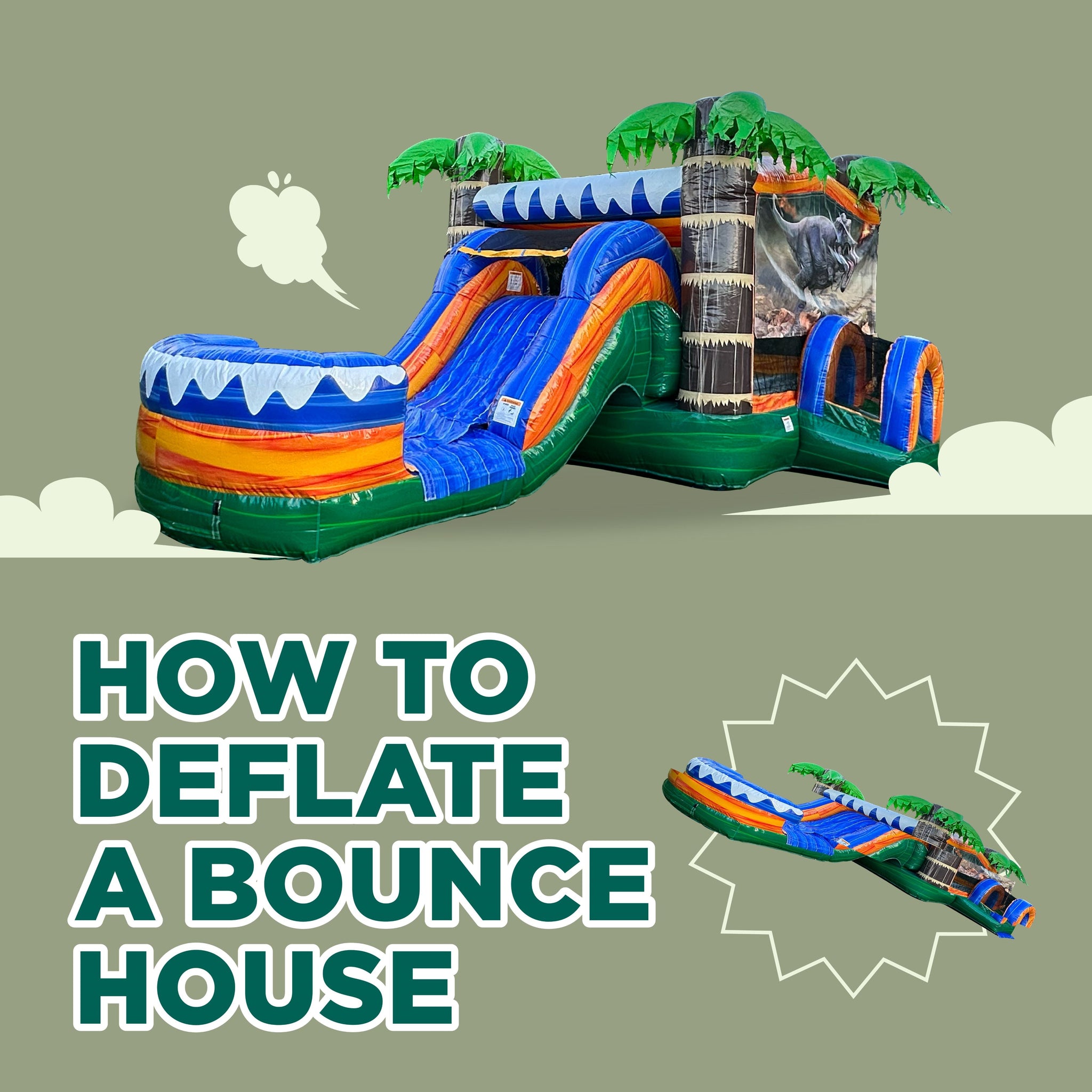 How to Deflate a Bounce House XJUMP