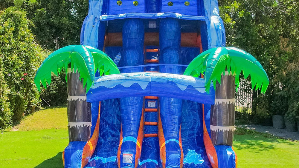 commercial bounce houses with slide