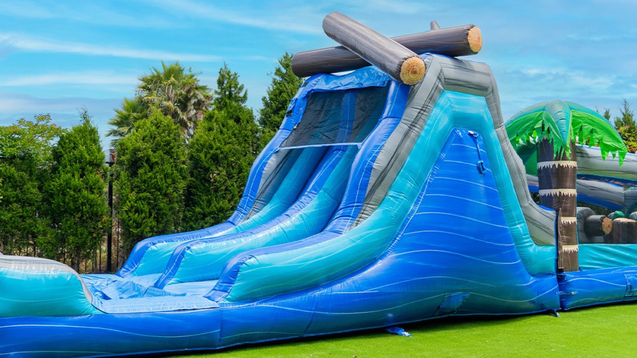 commercial water slide