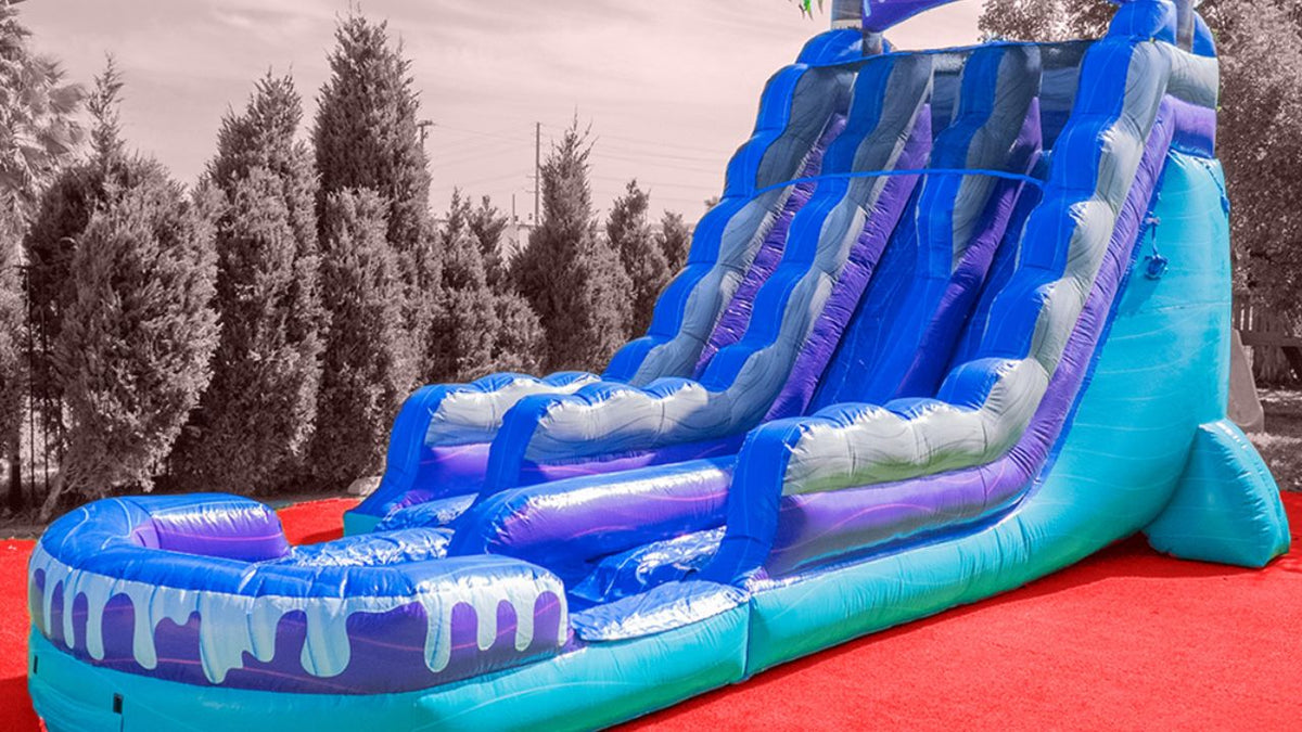 Speed Inflatable Water Slide Engineering Lightweight Water Slides for Entertainment | XJUMP
