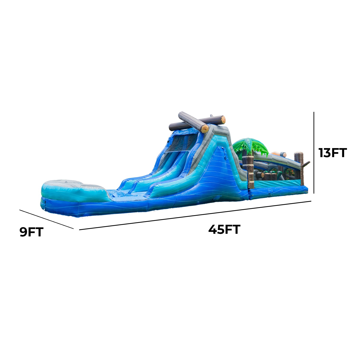 ルアー・フライ FREE SLIDE TG45g Shop the 45 ft Tropical Obstacle Course with Slide | XJUMP