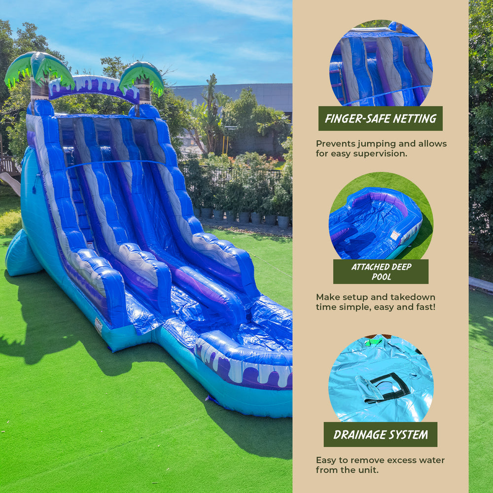 
                  
                    Commercial Grade Tropical Deep Sea 19' Dual Lane Side Loader with Pool
                  
                