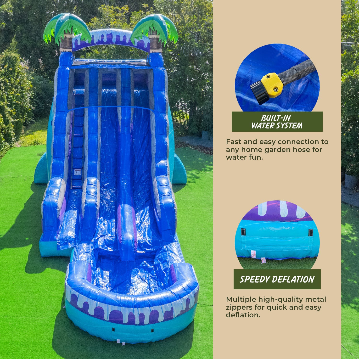 Commercial Grade Tropical Deep Sea 19' Dual Lane Side Loader with