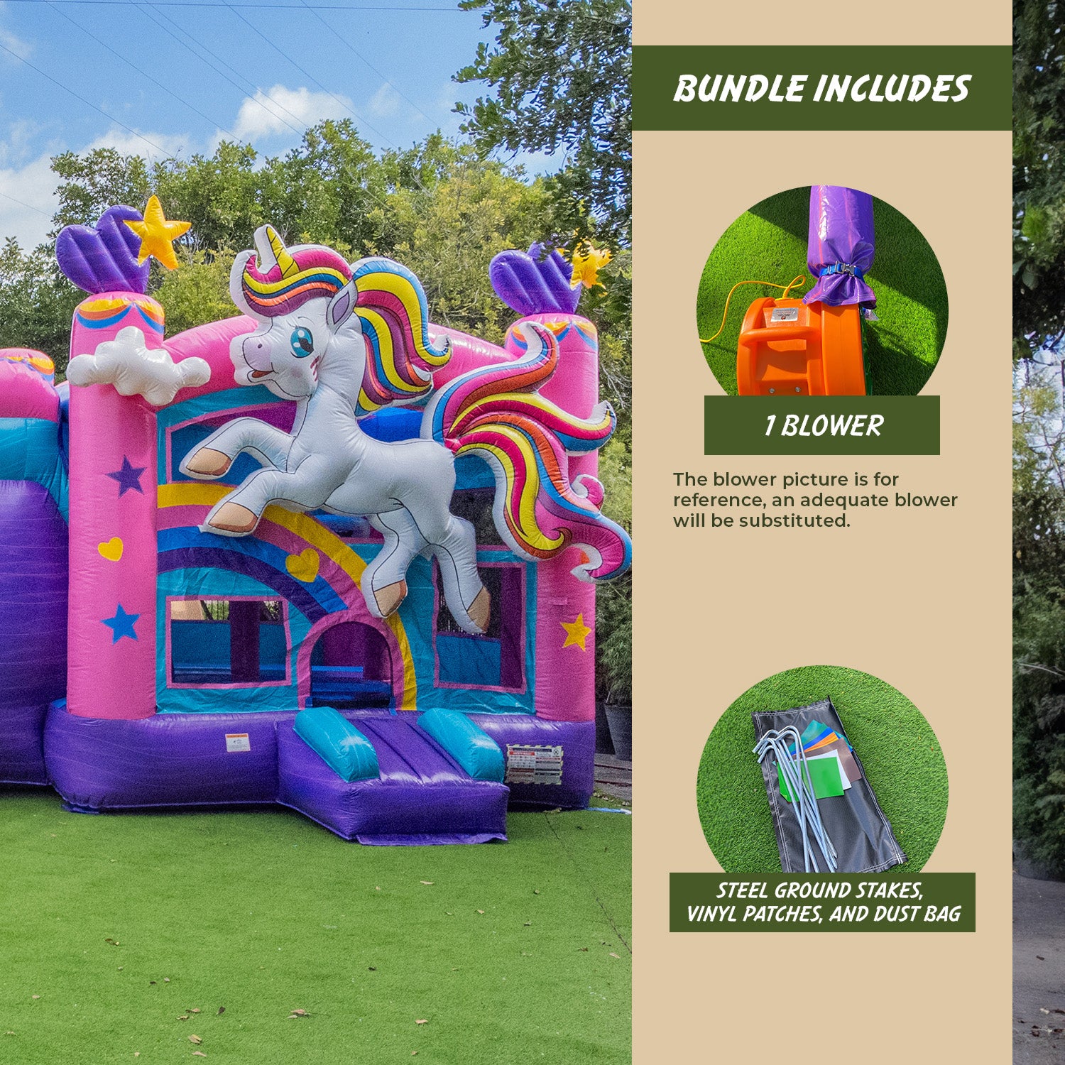 Unicorn Detachable Deep Pool Combo | XJUMP